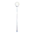 Poste E Luminária Colonial Glob De Branco 100cm