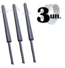 Poste Galvanizada concertina 30cm concretar Kit 3 un