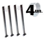 Poste Galvanizado para concertina 30cm base - 4 unid.