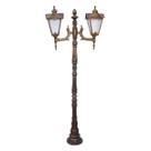 Poste Genebra para Jardim de Alumínio 02 Luminária 1,93m