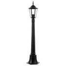 Poste Jardim Colonial em Alumínio 1,0m PC204/1 Nice Preto