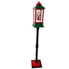 Poste lanterna - natal - papai noel - neve artificial