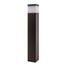 Poste luminária para jardim balizador 50cm E27 marrom st222
