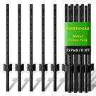 Poste Metálico para Cerca FOREHOGAR 91 cm Preto, Pacote com 15 Poste Metálico para Cerca FOREHOGAR 91 cm Preto, Pacote com 15