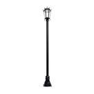 Poste Milano De Jardim Luminária Francesa Led Alumínio 407cm