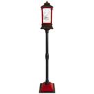 Poste Natalino 125cm Luz Músicas e Movimento Bivolt Saldão