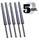 Poste para fixação para concertina 30cm concretar Kit 5 un
