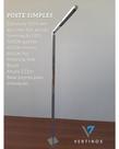 Poste simples Inox 304 com led 2,22 mt de altura Poste simples Inox 304 com led 2,22 mt de altura