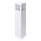 Poste Suegil - Balizador De Jardim 30 Cms - 04 Janelas Bco
