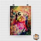 Poster Adesivo Banda Nirvana A4 (21cm x 30cm)