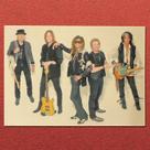 Pôster Aerosmith Rock Band Vintage para amantes da música 42x30cm