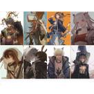 Pôster Arknights Anime Art 8 unidades/lote 29x42 cm Papel 190 g