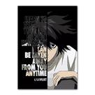 Pôster, arte de parede, imagem, decoração de casa, F Death Note, anime