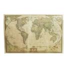 Poster: arte de parede, mapa do mundo decorativo, grande anime retrô