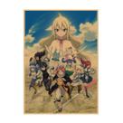 Pôster: arte de parede, pintura decorativa, conto de fadas, anime