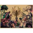 Pôster: arte de parede, pintura decorativa, Hunters, anime retrô Pôster: arte de parede, pintura decorativa, Hunters, anime retrô