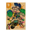 Pôster, arte de parede, pintura decorativa, Splatoons, anime retrô
