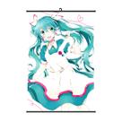 Pôster artístico Pôster de parede Hatsune Miku 40x60cm de tecido+plástico