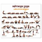 Pôster Ashtanga Yoga Advanced Series 40x60cm em tecido Pôster Ashtanga Yoga Advanced Series 40x60cm em tecido