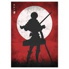 Pôster Attack on Titan Anime Art 30x40cm Papel 30g