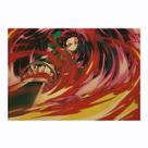 Pôster com arte de parede Demon Slayers Kamados Tanjirous Anime 50,5x35cm Pôster com arte de parede Demon Slayers Kamados Tanjirous Anime 50,5x35cm