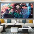 Pôster com impressão artística Demons Slayers Art 50x100cm em tecido