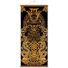 Pôster com impressão de arte de parede em tela Samurai Helmet 40x90cm Pôster com impressão de arte de parede em tela Samurai Helmet 40x90cm