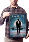 Poster Com Moldura A3 Car Legends James Bond