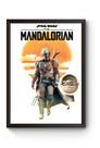 Poster Com Moldura A3 Serie The Mandalorian