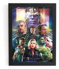 Poster Com Moldura Quadro Arte Vingadores Guerra Infinita