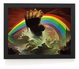 Poster Com Moldura Rainbow Dio Classico Rock Quadro