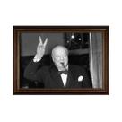 Pôster com pintura de parede Winston Churchill Anime 30x40cm