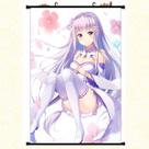 Pôster de anime com pintura de parede Re Zero Rem 40x60cm Pôster de anime com pintura de parede Re Zero Rem 40x60cm