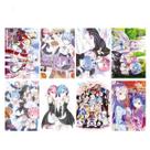 Pôster de arte de parede, 8 unidades/lote, Starting Life in Another World Anime
