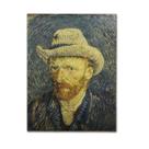 Pôster de arte de parede com imagem de autorretrato de Van Gogh em anime 51,5x36cm Pôster de arte de parede com imagem de autorretrato de Van Gogh em anime 51,5x36cm