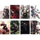 Pôster de arte de parede Decor Nier: Automatas Retro Anime 42x29cm