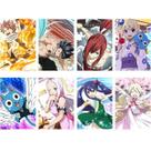 Pôster de arte de parede decorativa Fairy Tail Natsu Retro Anime
