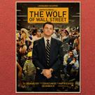 Pôster de arte de parede em papel vintage O Lobo de Wall Street 30x40cm Pôster de arte de parede em papel vintage O Lobo de Wall Street 30x40cm