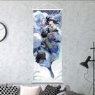 Pôster de arte de parede em tela Inuyashas Sesshoumarus Anime 30x75cm