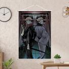 Pôster de arte de parede Jujutsu Kaisen Gojo e Itadori 40x60cm