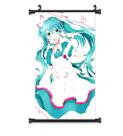 Pôster de arte de parede pendurado em espiral Hatsune Miku Anime 40x60cm