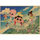 Pôster de arte de parede Picture Shins Chanss Anime 29.7x42cm
