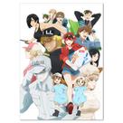 Pôster de arte de parede Picture Works Cells Anime Art 30x40cm