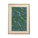 Pôster De Arte Em Tela Estilo Asiático Com Tigre Japonês, Peixe Koi, Sapo E Grou Para Decoração De