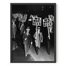 Pôster de cerveja vintage HAUS AND HUES 'We Want Beer' 30x40cm
