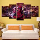 Pôster de decoração de parede de 5 painéis Deadpool Canvas 25x38cm