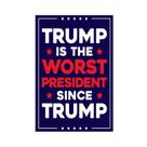 Pôster de decoração de parede Fotuven Anti-Trump NO KINGS 50x75cm