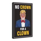 Pôster de decoração de parede Fotuven No Kings Protest 30x45cm