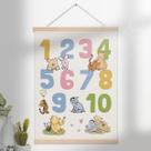 Pôster de decoração de parede HKDGVRTB Winnie the Pooh 123 40x30cm