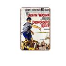 Pôster de filme vintage Iron Sign John Wayne Donovan's Reef
